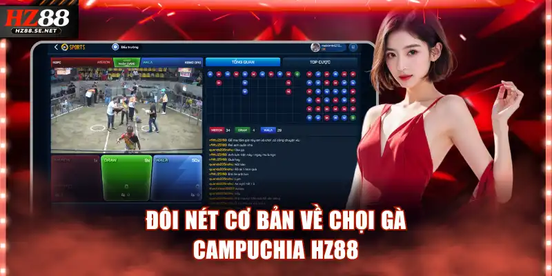 Đôi nét cơ bản về chọi gà Campuchia HZ88