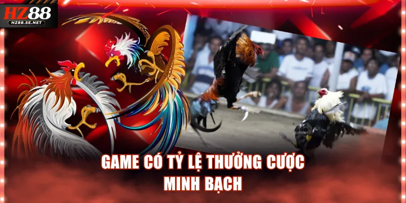 Game có tỷ lệ cược rõ ràng đảm bảo minh bạch tuyệt đối 
