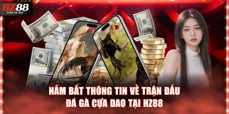 Nắm bắt thông tin về trận đấu đá gà cựa dao tại HZ88